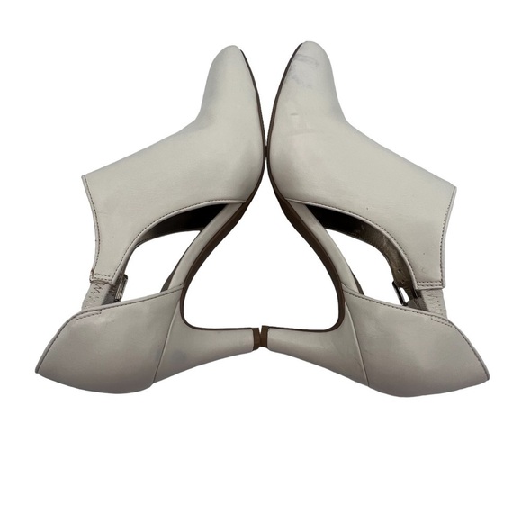 Bandolino White Wardell Pointed Closed Toe Heels Size 9 1/2 Women’s - Picture 6 of 11